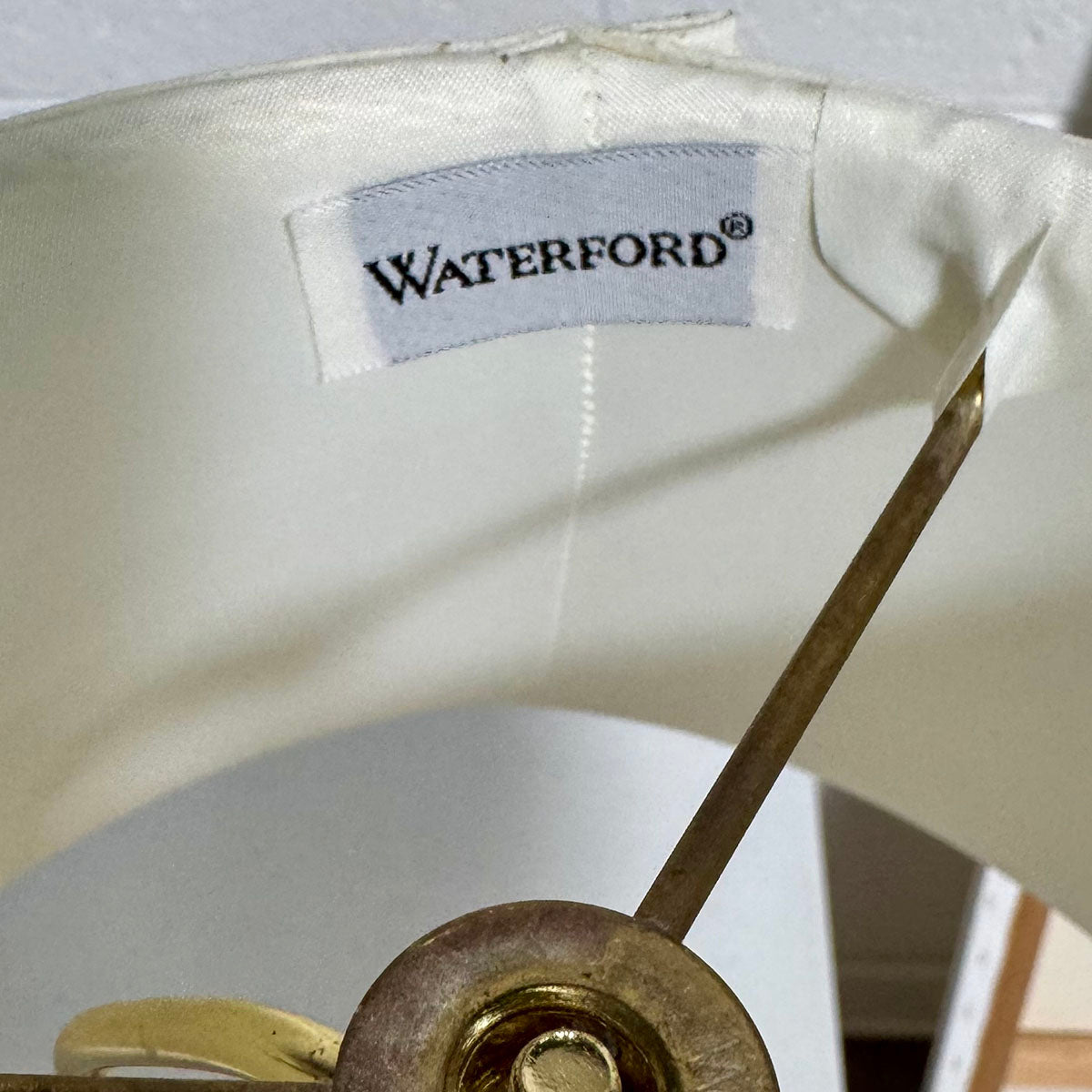Waterford Lamp with Silk Shade