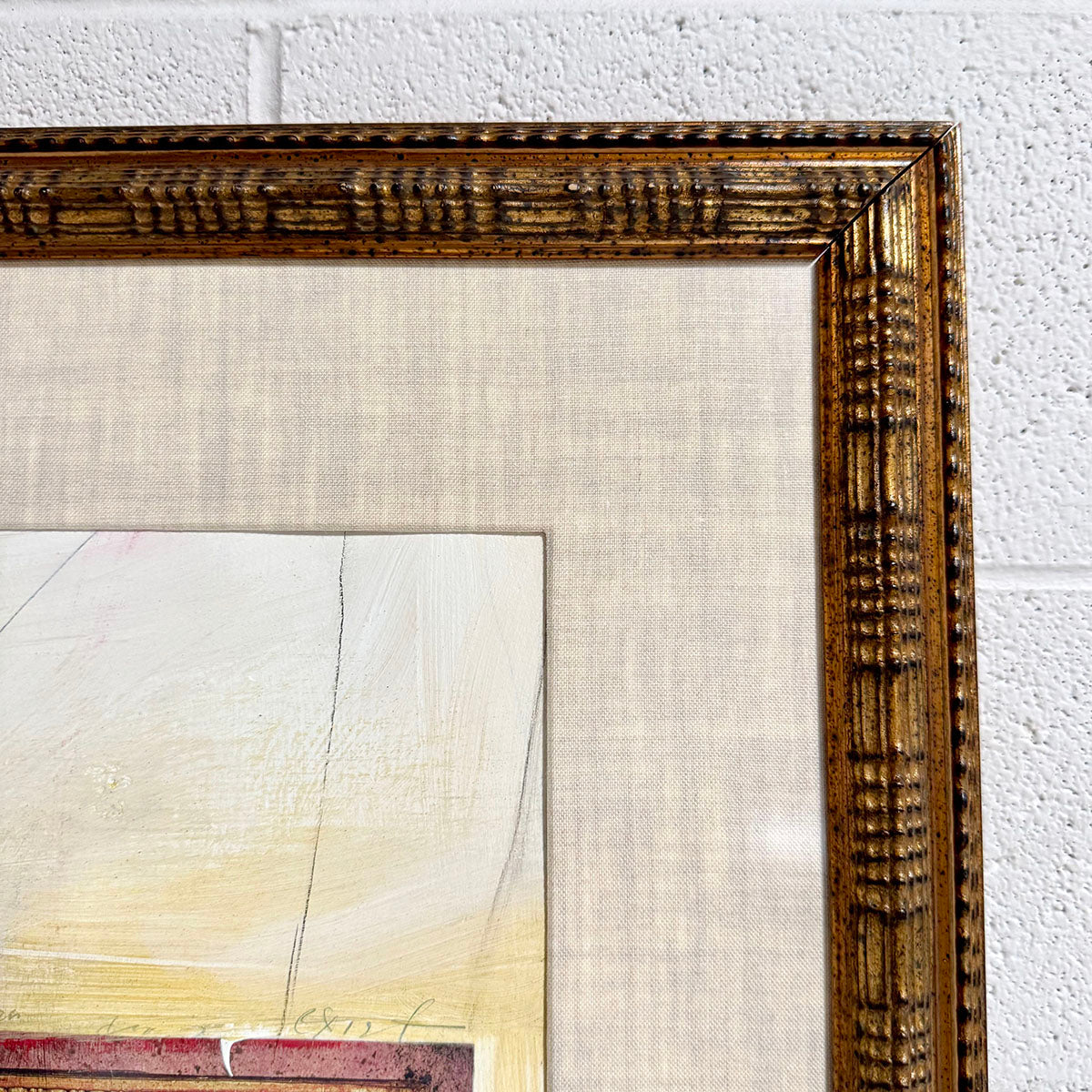 "Mixed Media featuring Architectural Elements" Signed