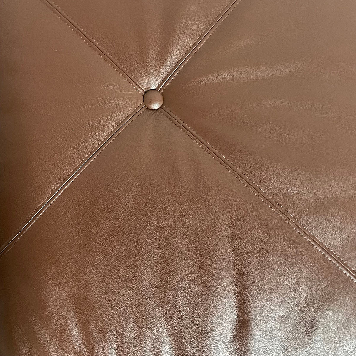 Leather Ottoman