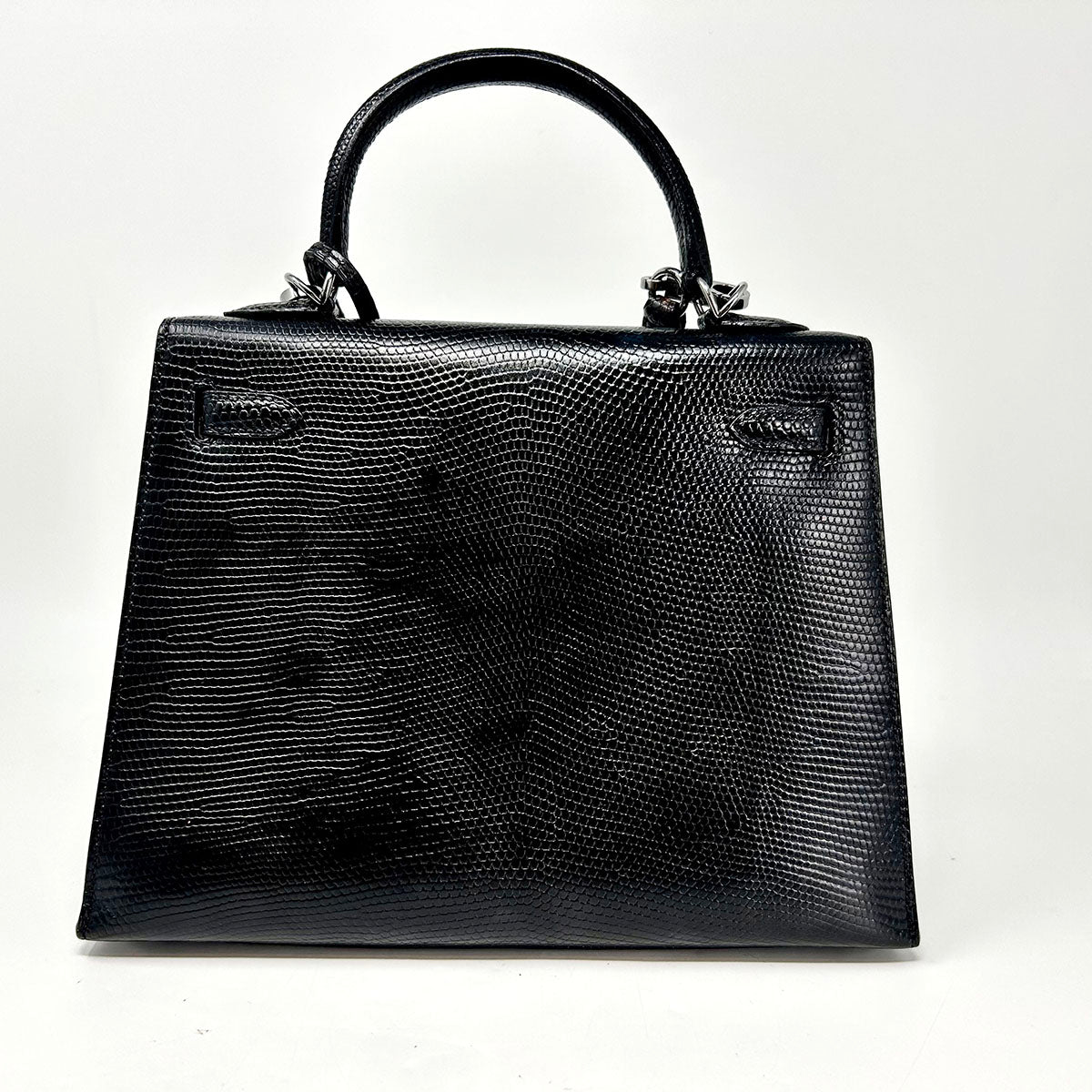 Hermes Lizard Kelly Handle Bag