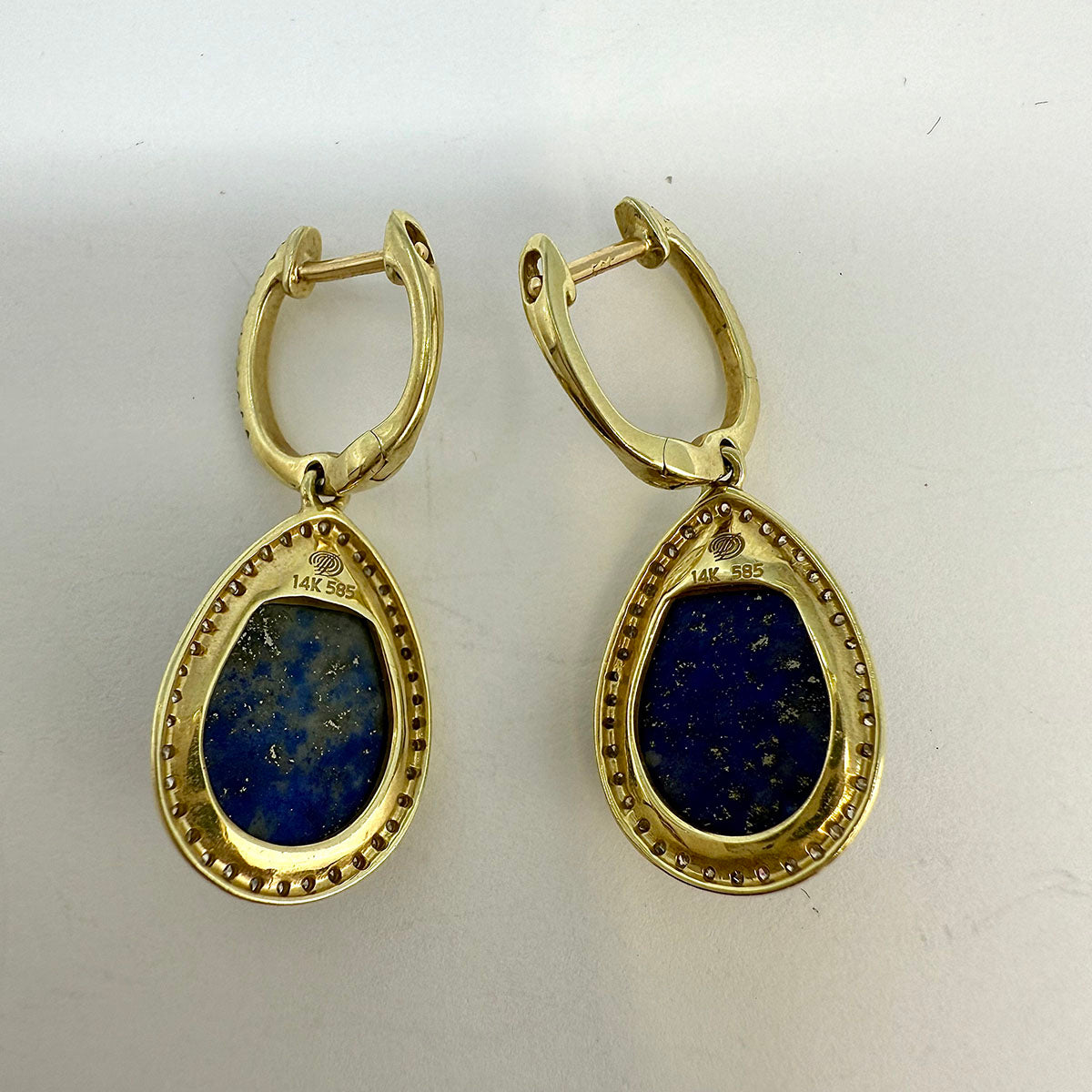 14K Lapis Earrings