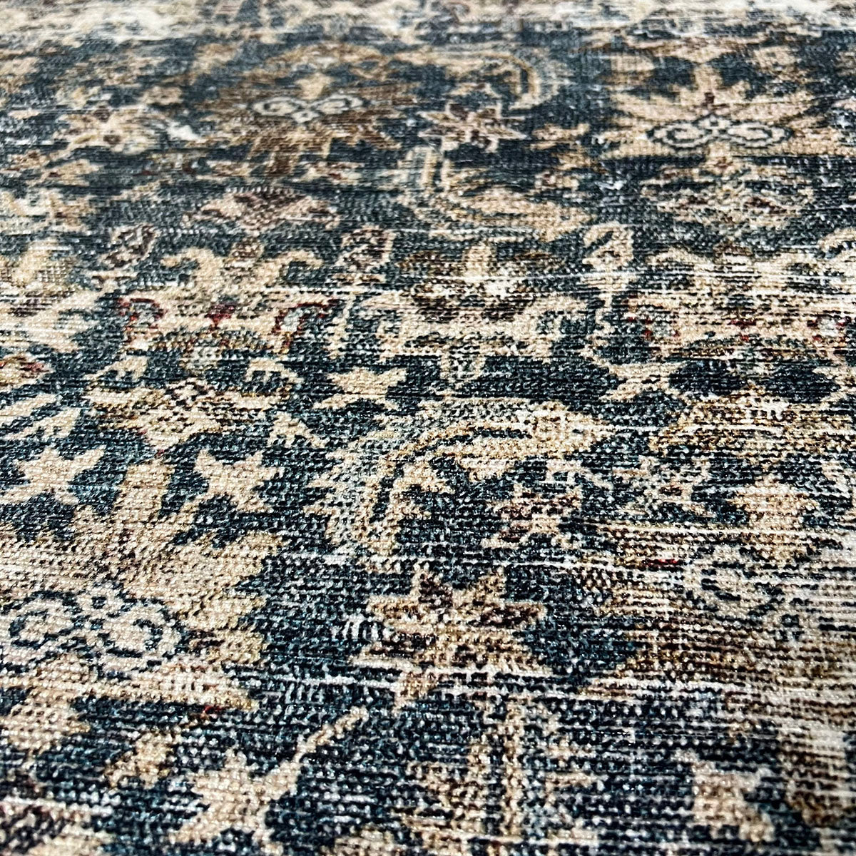 Brown & Blue Area Rug