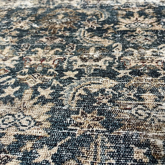 Brown & Blue Area Rug