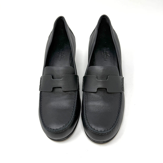 Hermes Intemporelle 50 H Logo Pumps