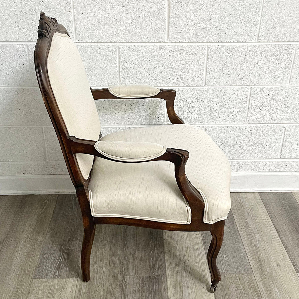 Pair of Antique Wood Armchairs