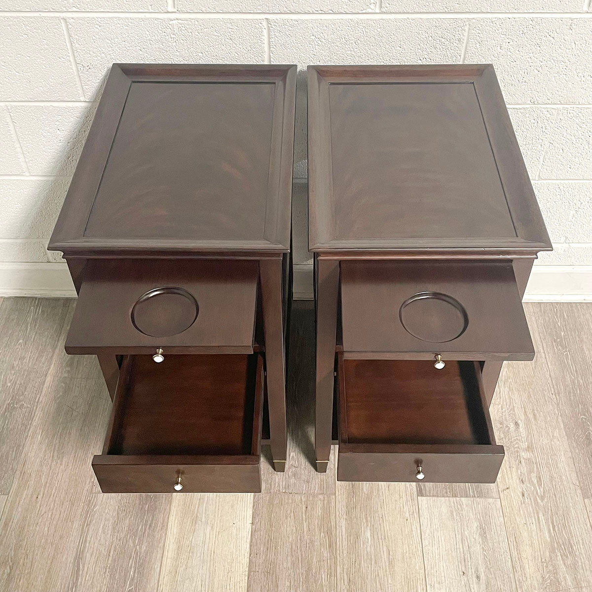 Pair of Woodbridge Furniture Speedwell End Tables