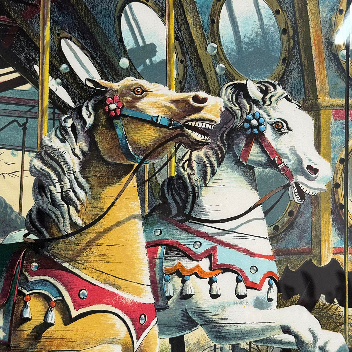 "The Carousel" 1986 Trial Proof, Signed COA Included