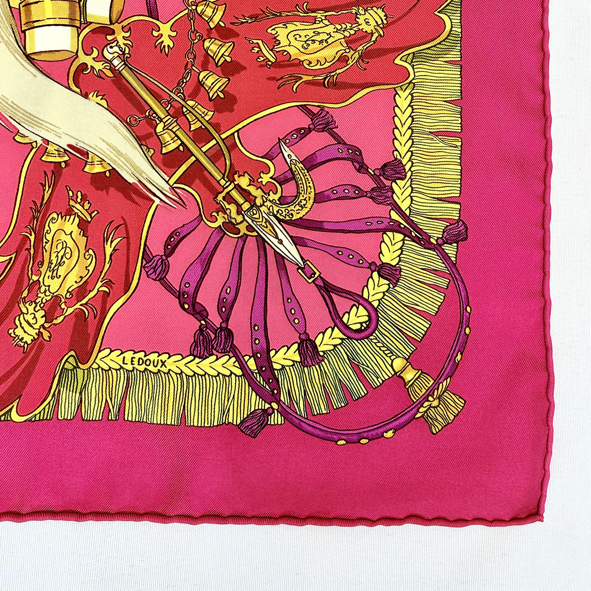 Hermes "Caparacons de la France et L"Indii" Scarf
