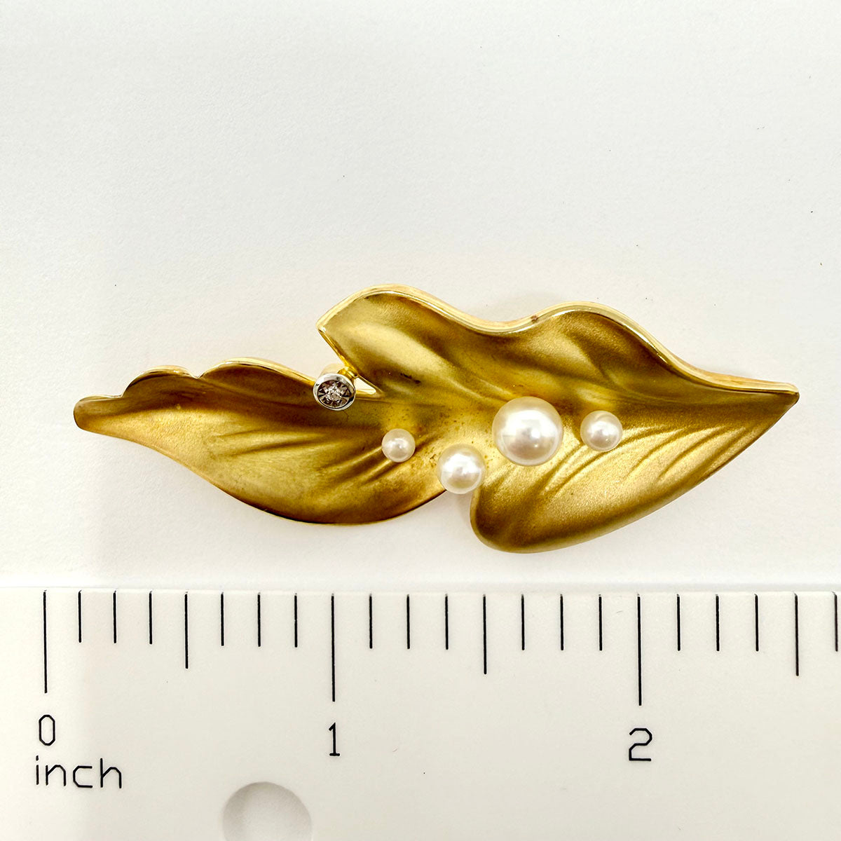 Pearl and Diamond Pin