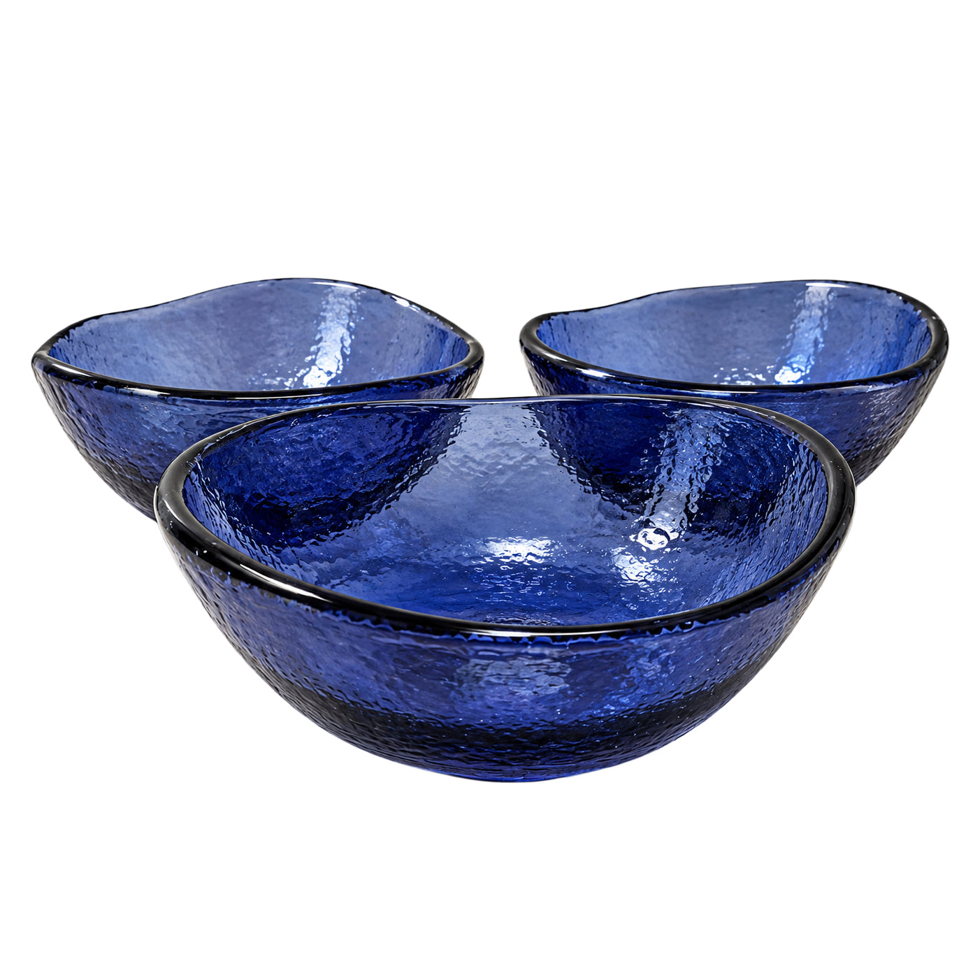 Set of 8 Wave Bowls