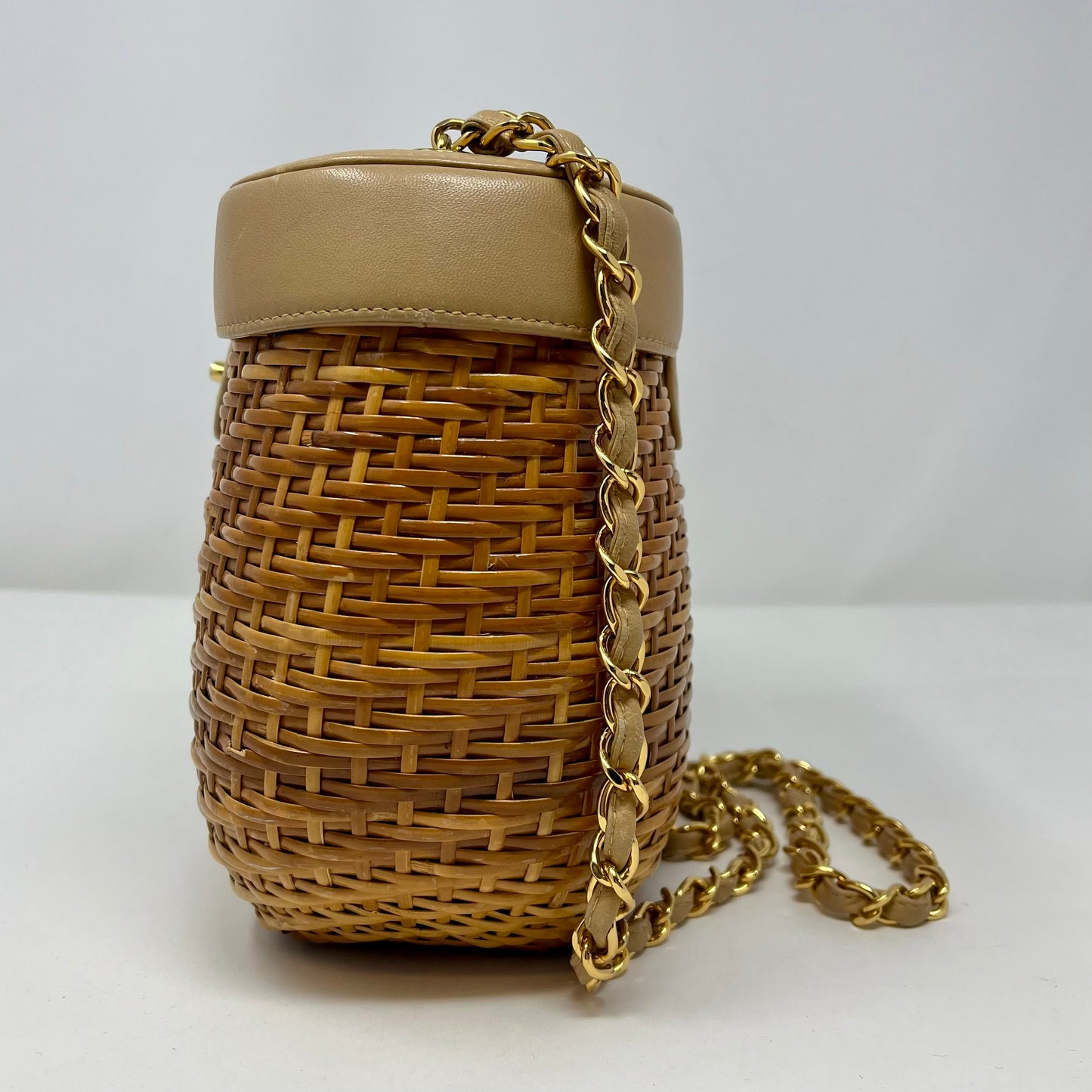 Chanel Rattan Wicker Shoulder Bag