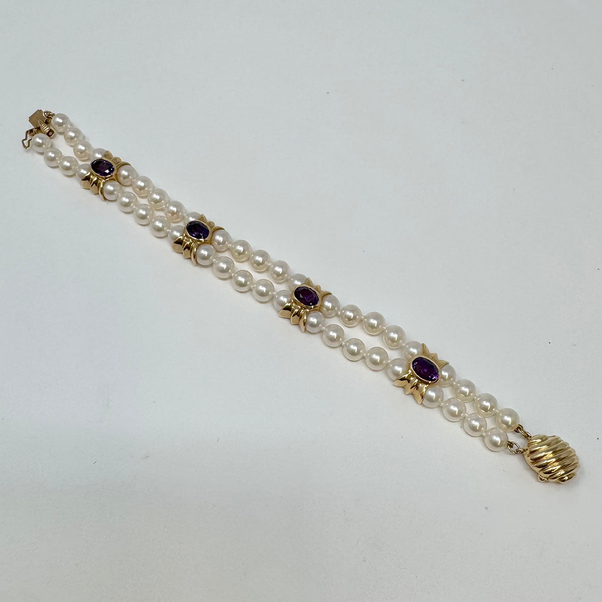 Pearl and Amethyst Bracelet