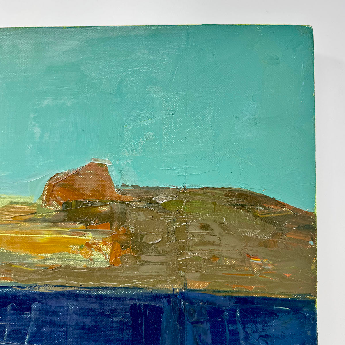 Abstract Landscape Oil  Painting unframed