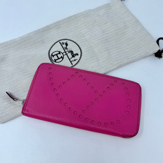 Hermes Evelyne Zip-around Long Wallet