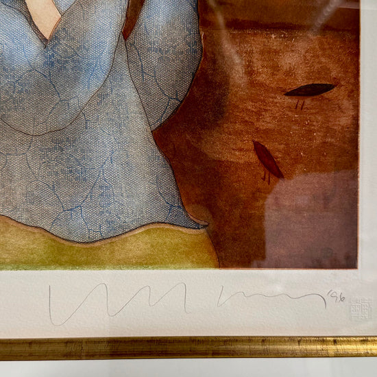 "Lesson II" Etching Aquatint 161/175 Signed