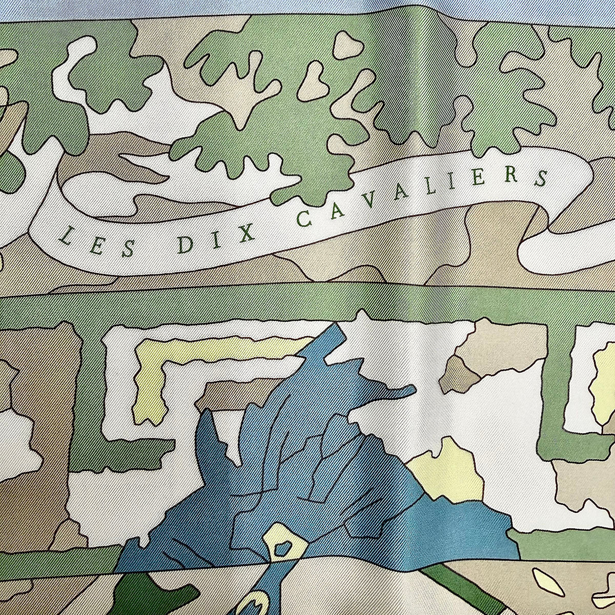 Hermes "Les Dix Cavaliers" Scarf