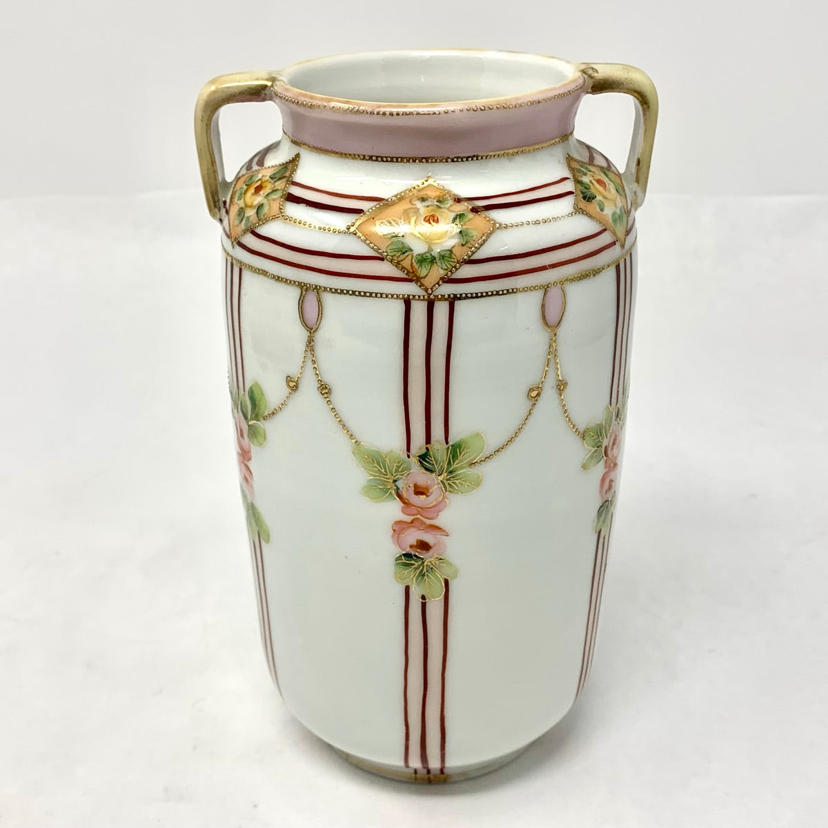 Pair of Vintage Nippon Hand Painted Vases