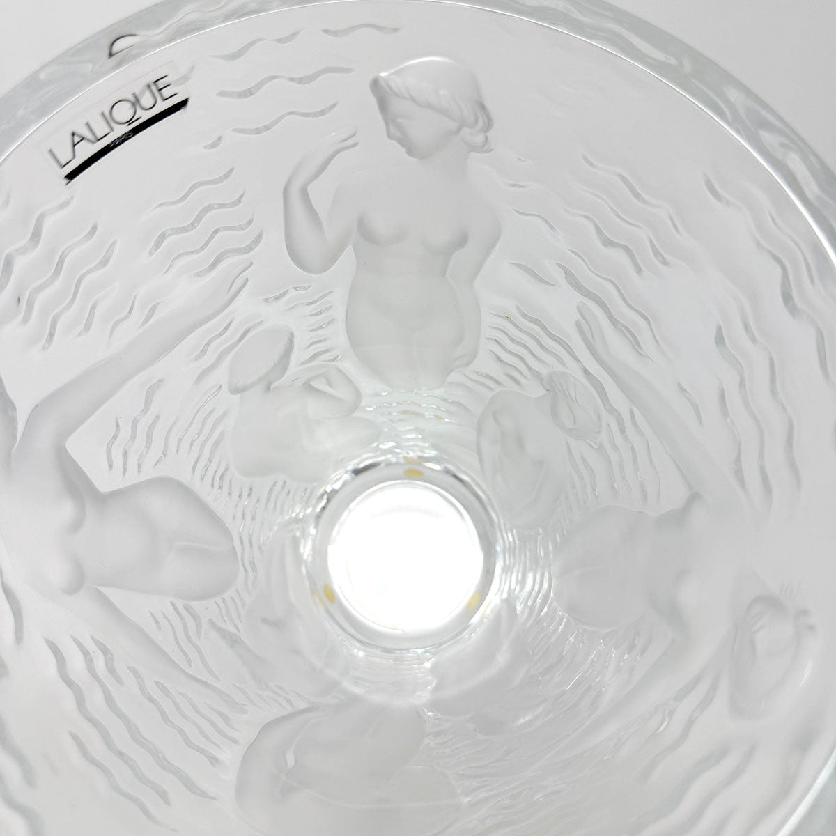 Lalique "Ondines" Vase 9.5"
