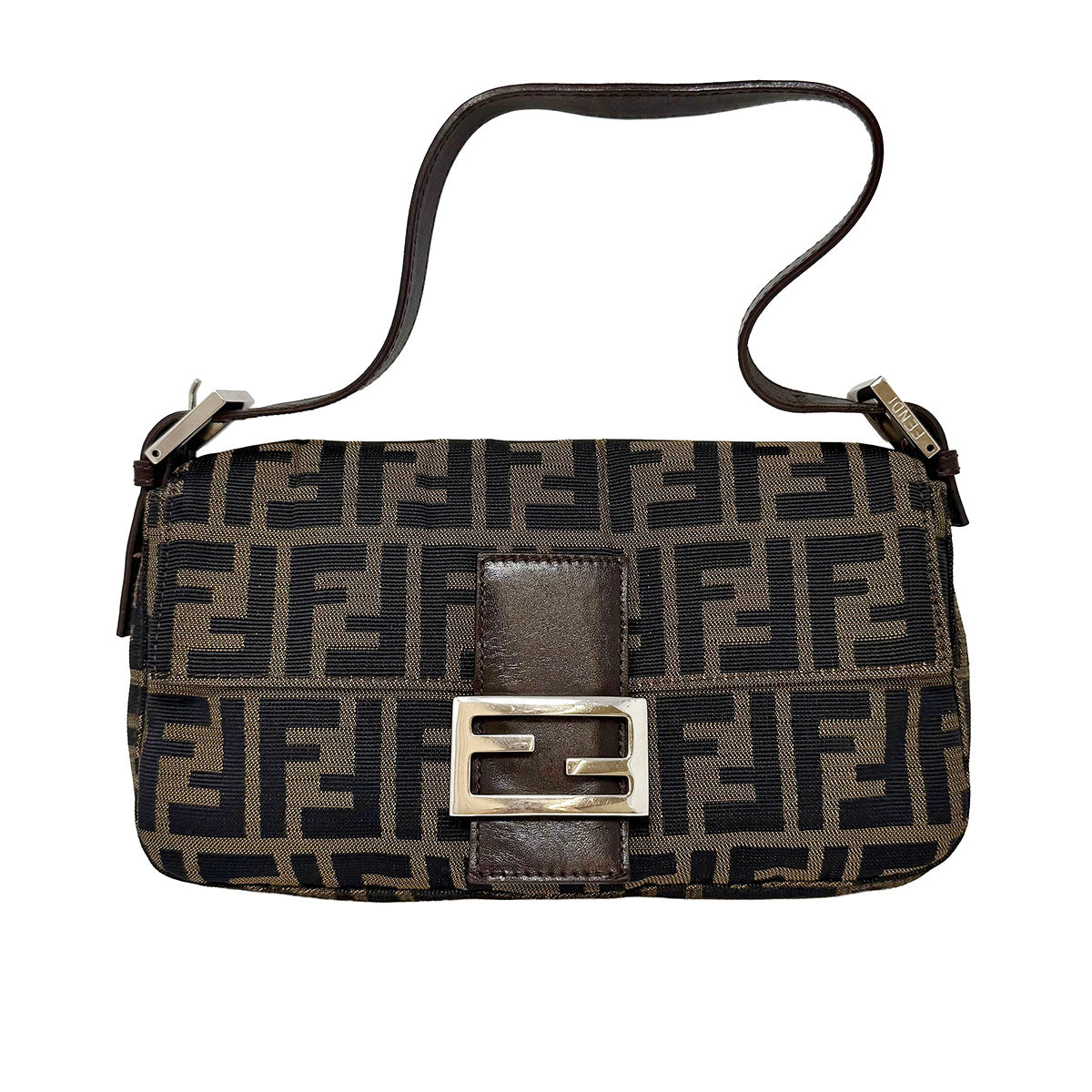 Fendi Zucca Baguette Shoulder Bag