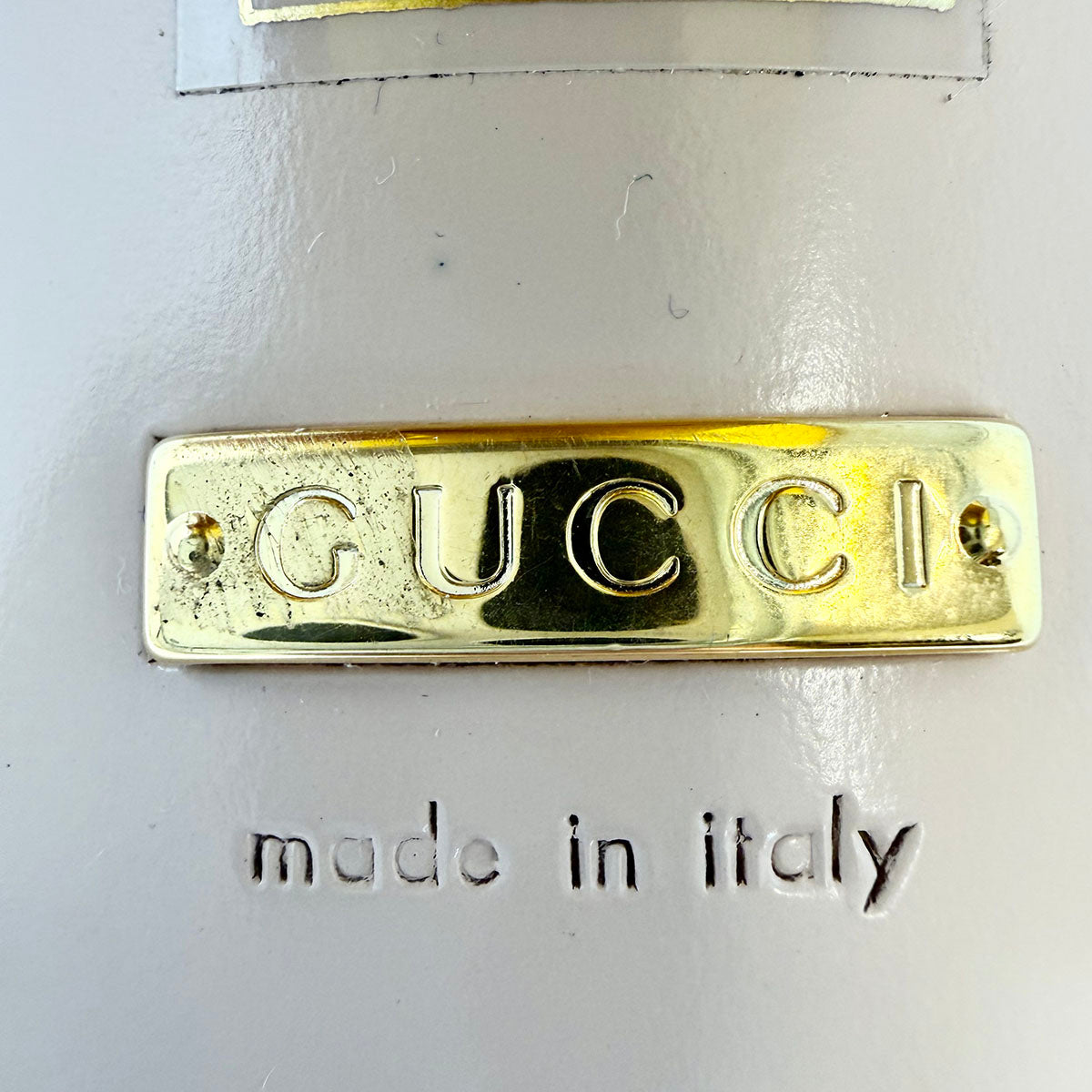 New Gucci Horsebit Accent Leather Slides