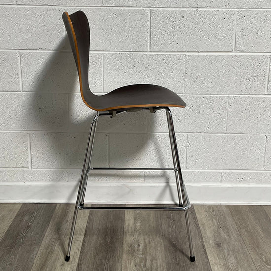 3 Counter Chairs Designed by Arne Jacobsen for Fritz Hansen