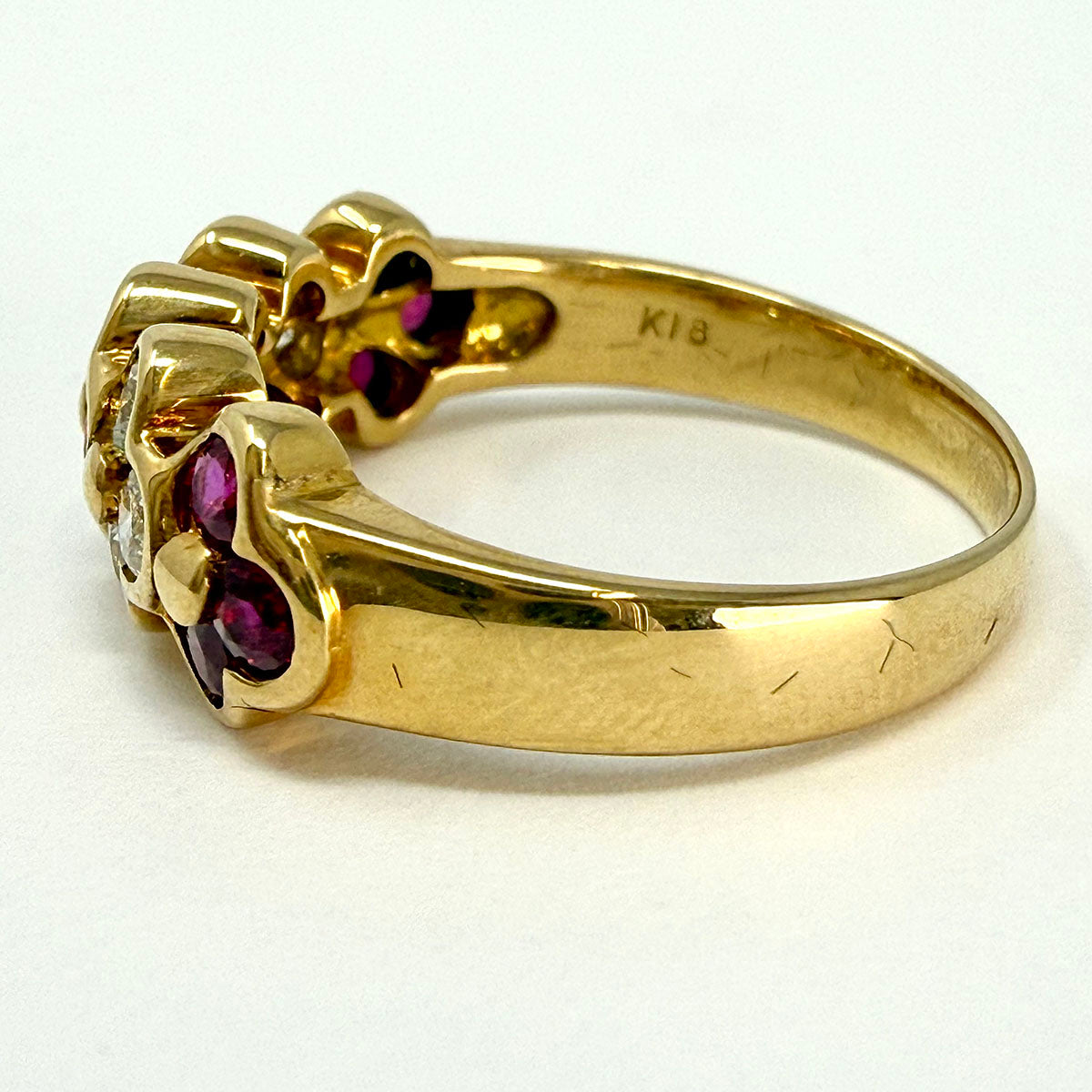 18K Ruby and Diamond Ring