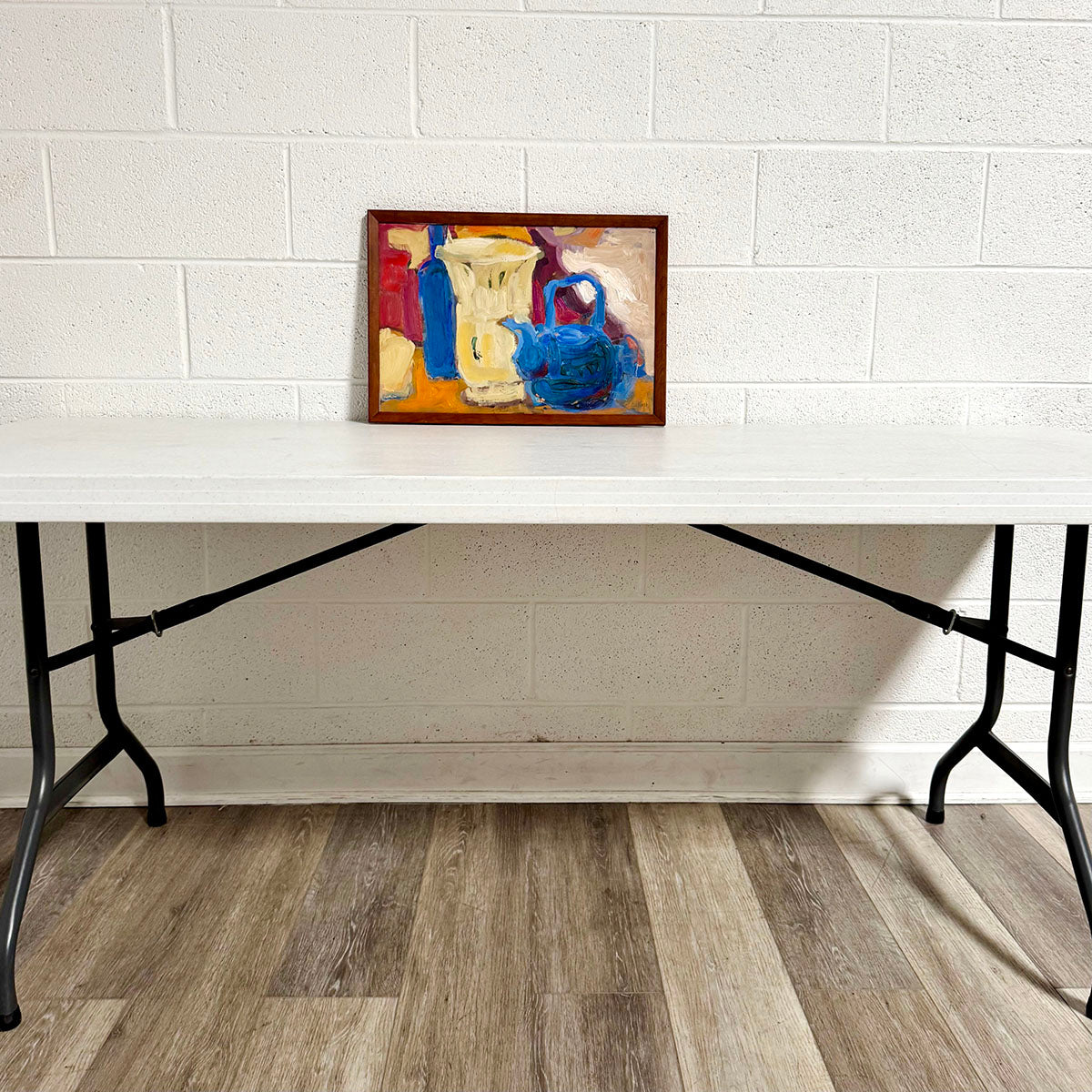 "Abstract Still Life with Kettle" Signed