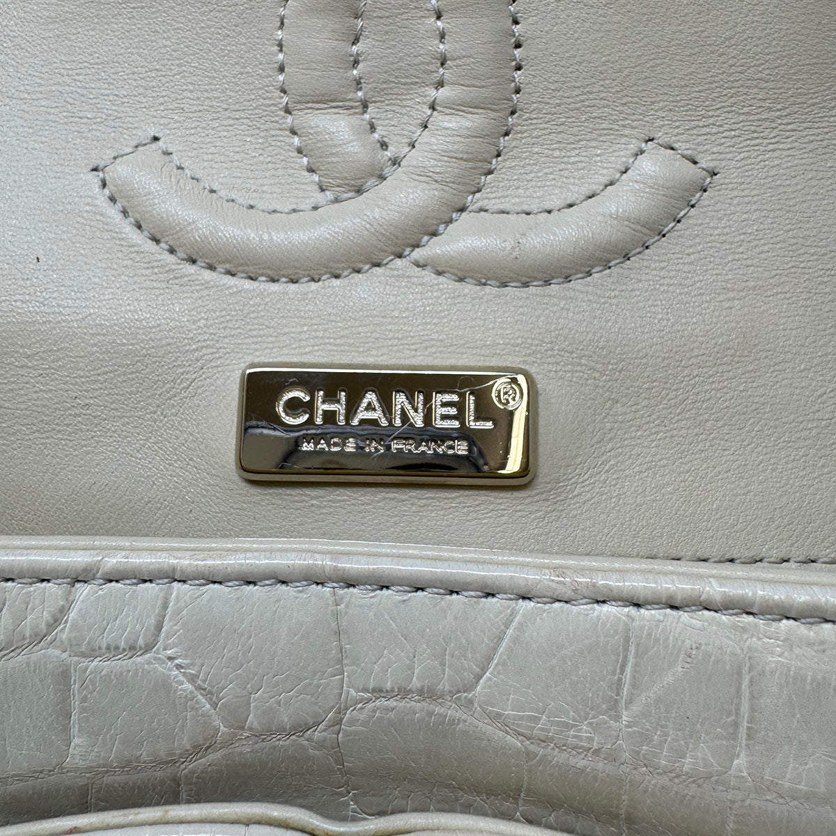 Chanel Medium Alligator Classic Double Flap Bag