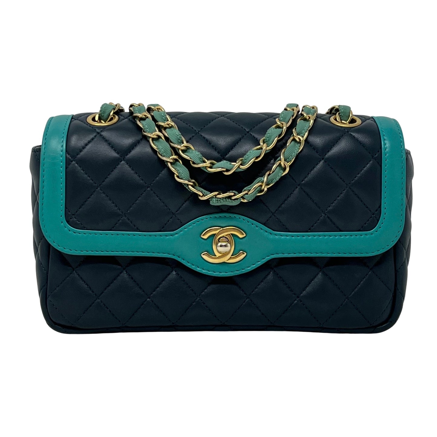 Chanel Bicolor Quilted Flap Bag