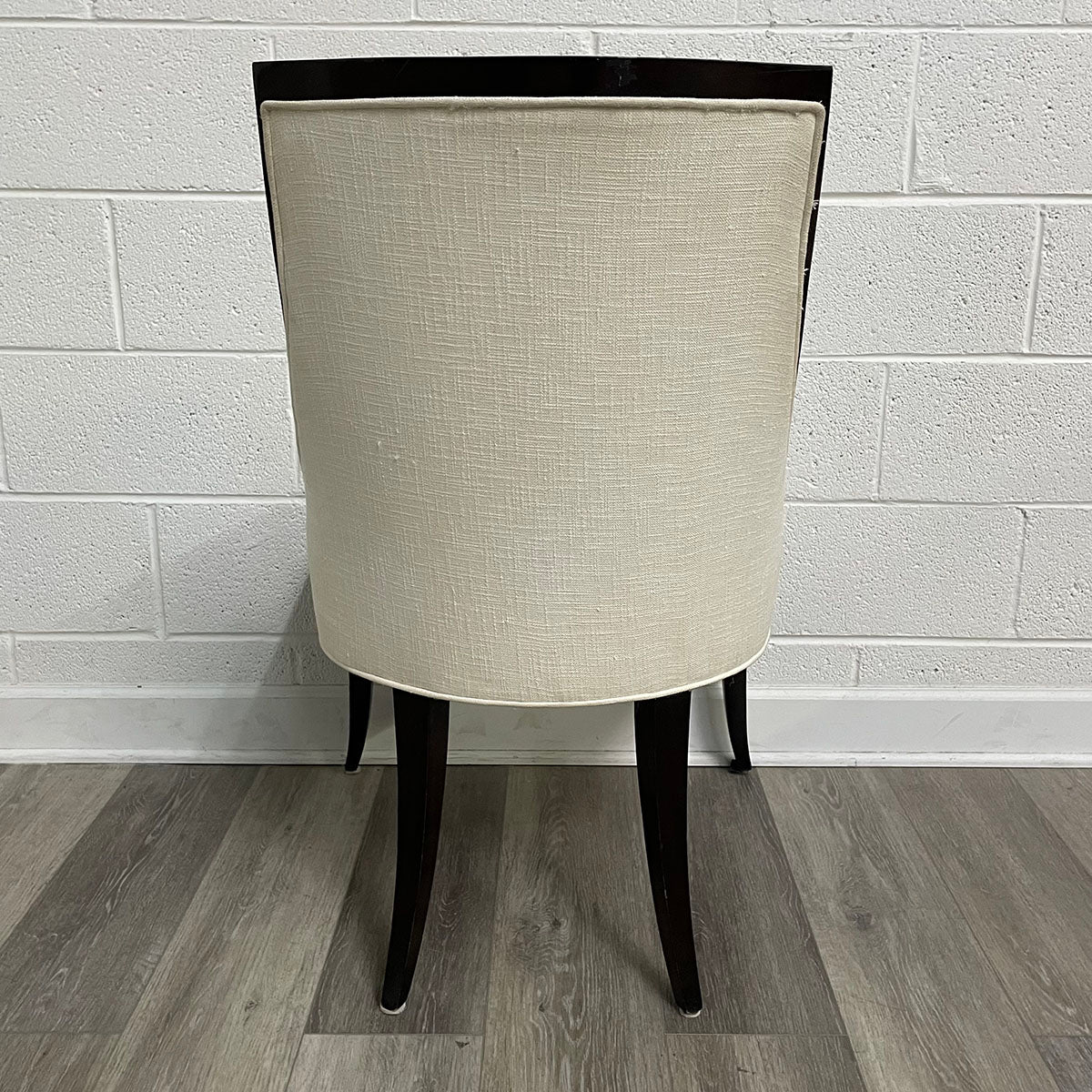 Pair Of Wood & Upholstered Chairs