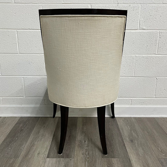 Pair Of Wood & Upholstered Chairs