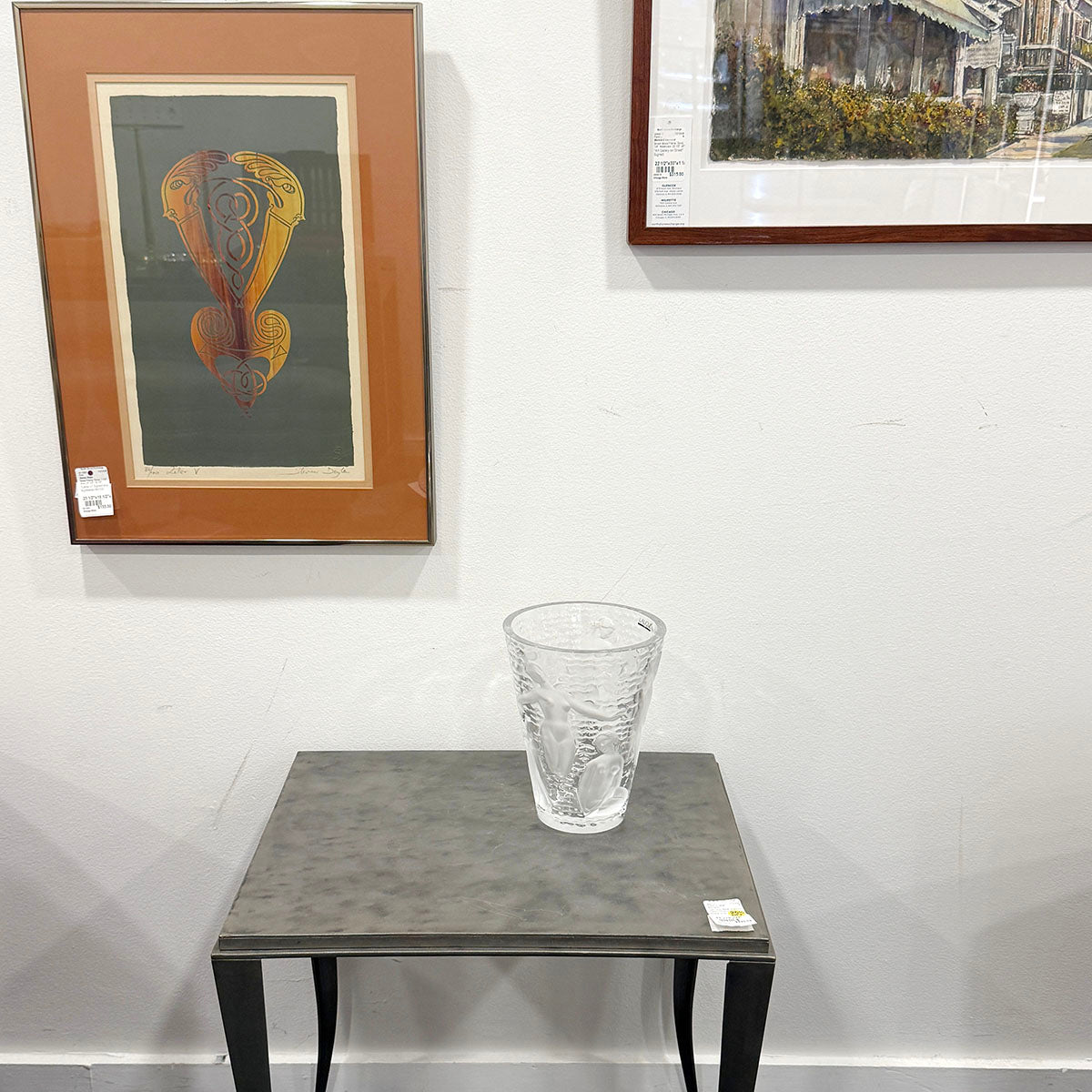 Lalique "Ondines" Vase 9.5"