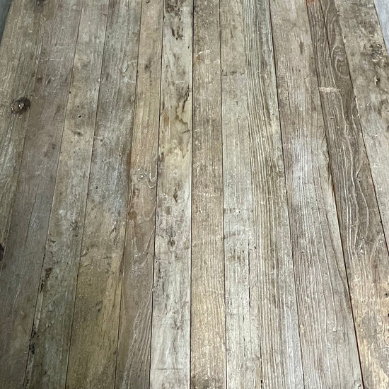 Industrial Dining Table on Wheels