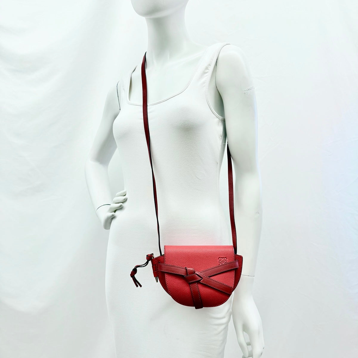 Loewe Leather Bicolor Gate Bag