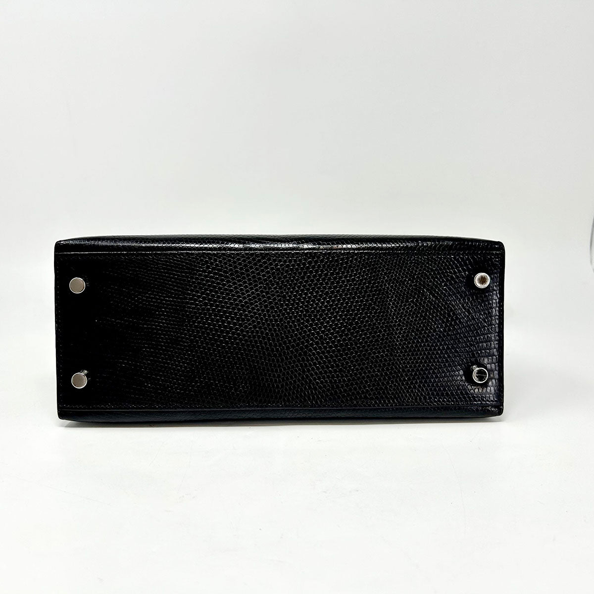 Hermes Lizard Kelly Handle Bag