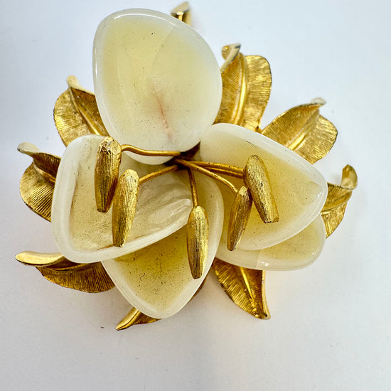 Boucher Vintage 1960 Rare Lily Brooch Pin