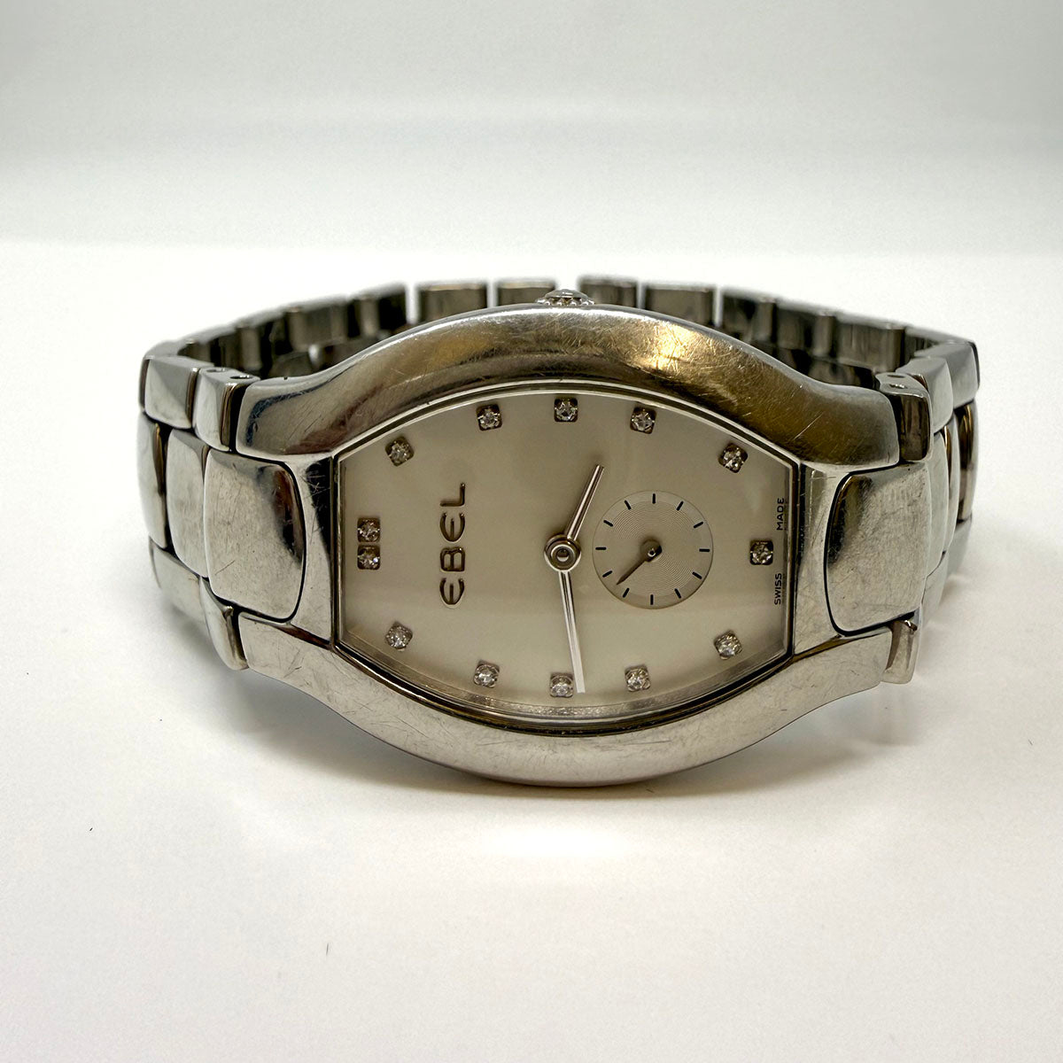 Ebel Stainless Steel Beluga Tonneau Watch