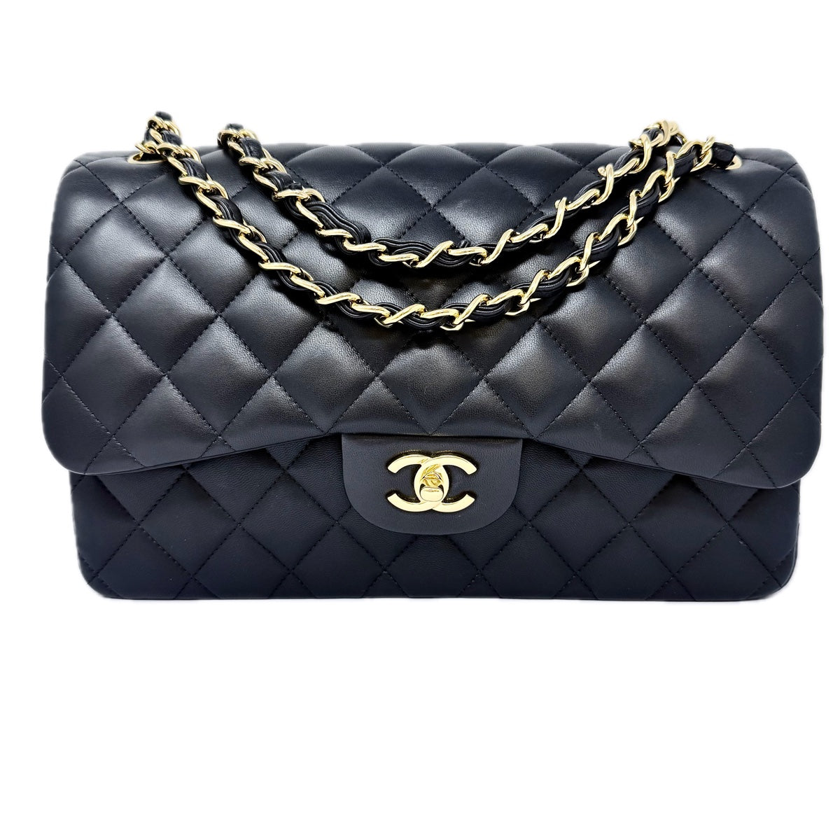 Chanel Quilted Jumbo Double Flap Bag