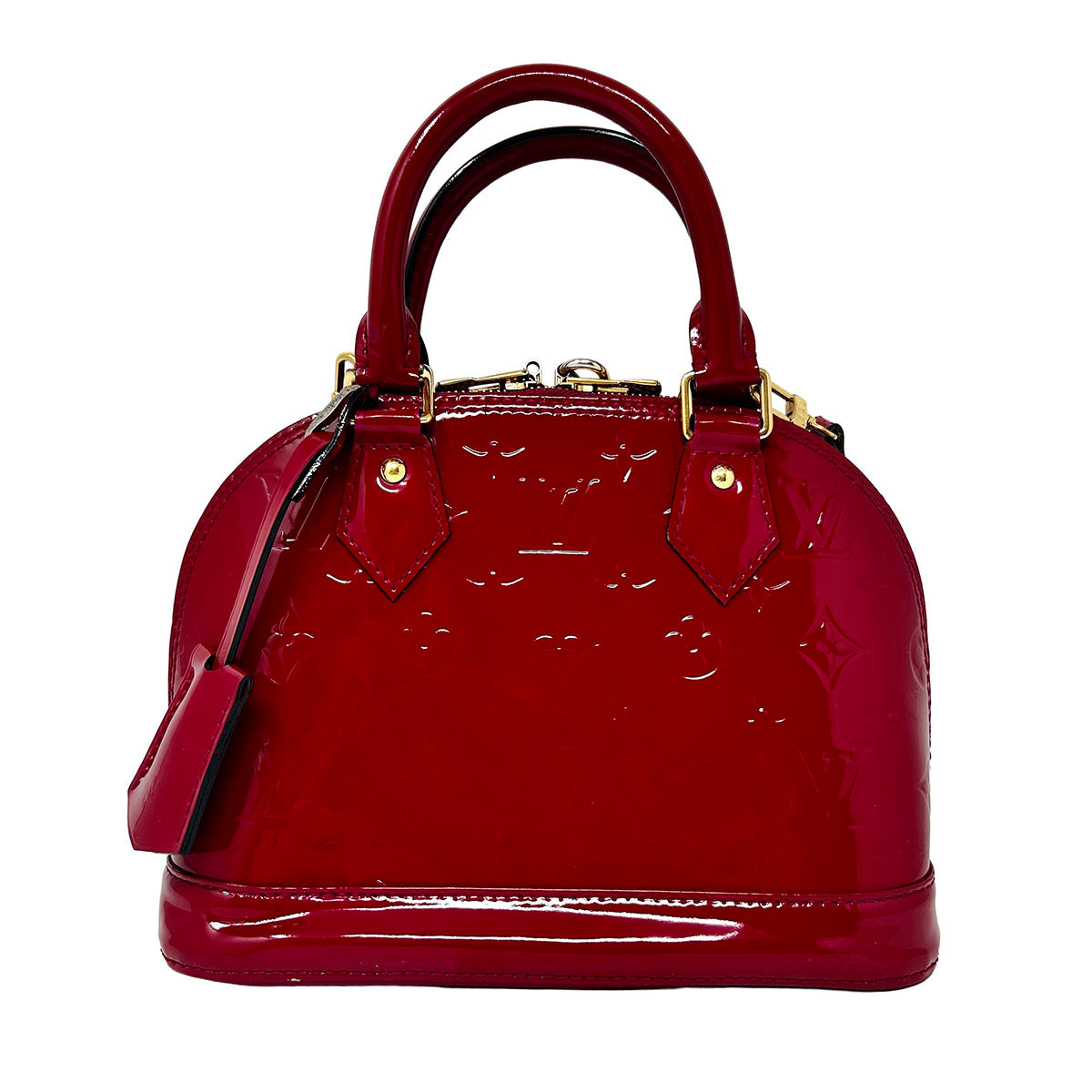 Louis Vuitton 2013 Monogram Vernis Alma BB Handle Bag