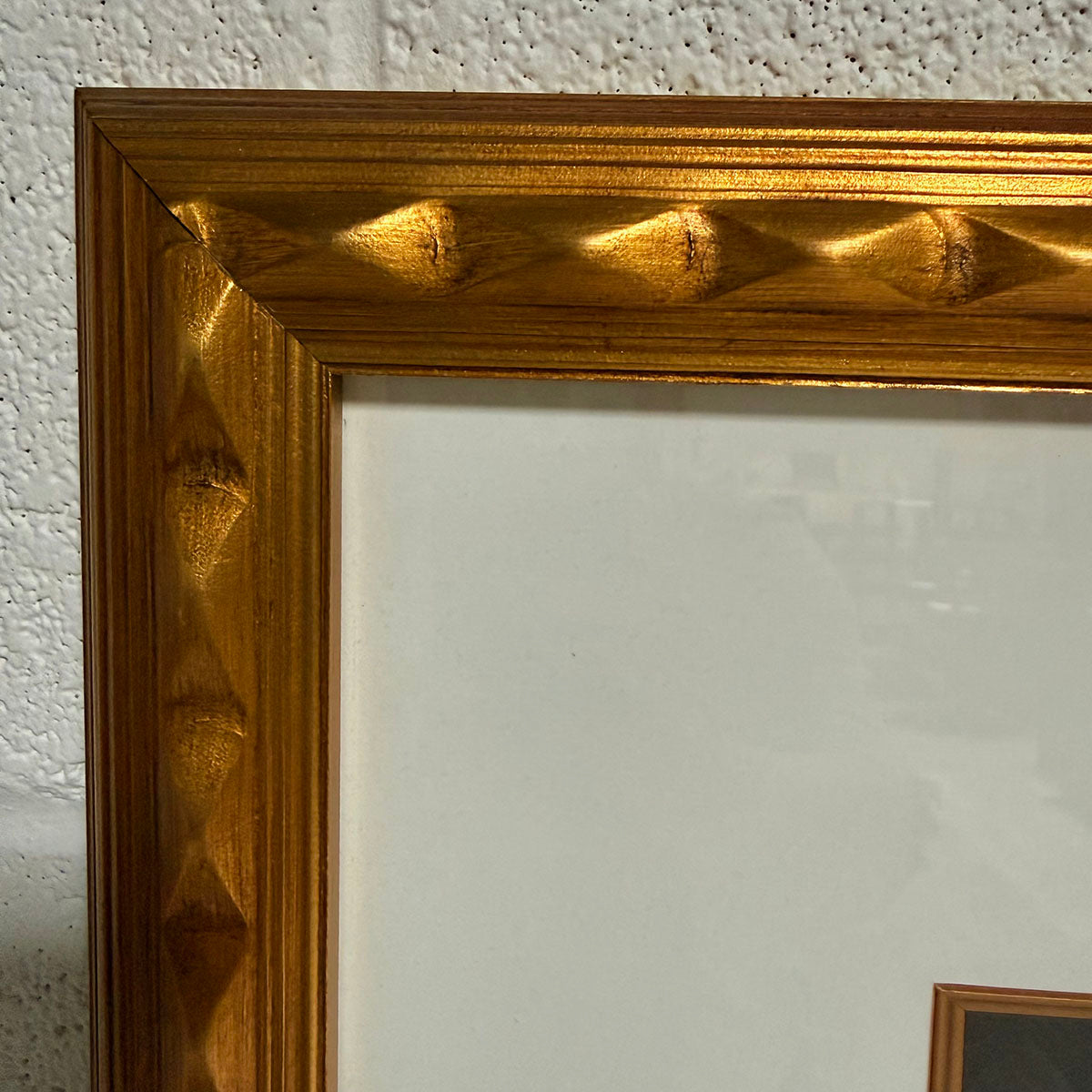 Framed Photograph of Architectural Detail signed