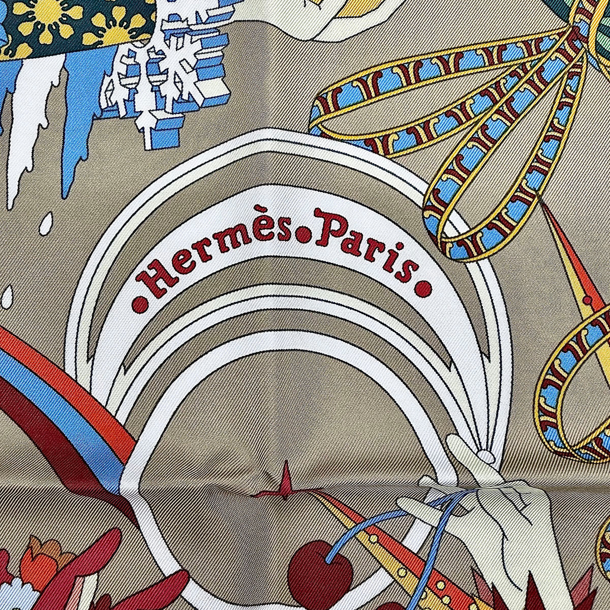 Hermes "Le Sacre de Saisons" Scarf