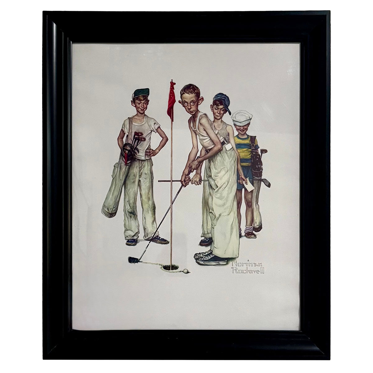 "Missed" Vintage Golf Poster