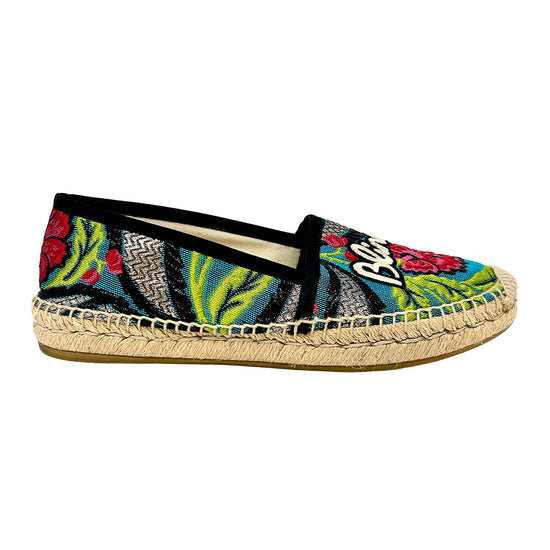 Gucci "Blind for Love" Fabric Espadrille