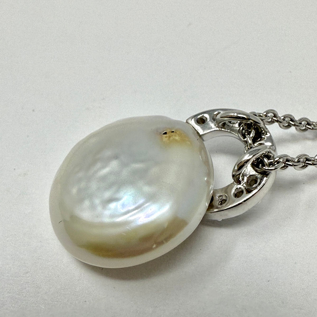 Pearl and Diamond Necklace