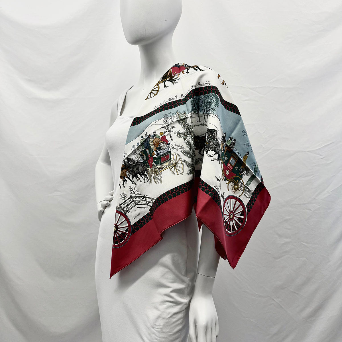 Hermes "L'Hiver en Poste" Scarf