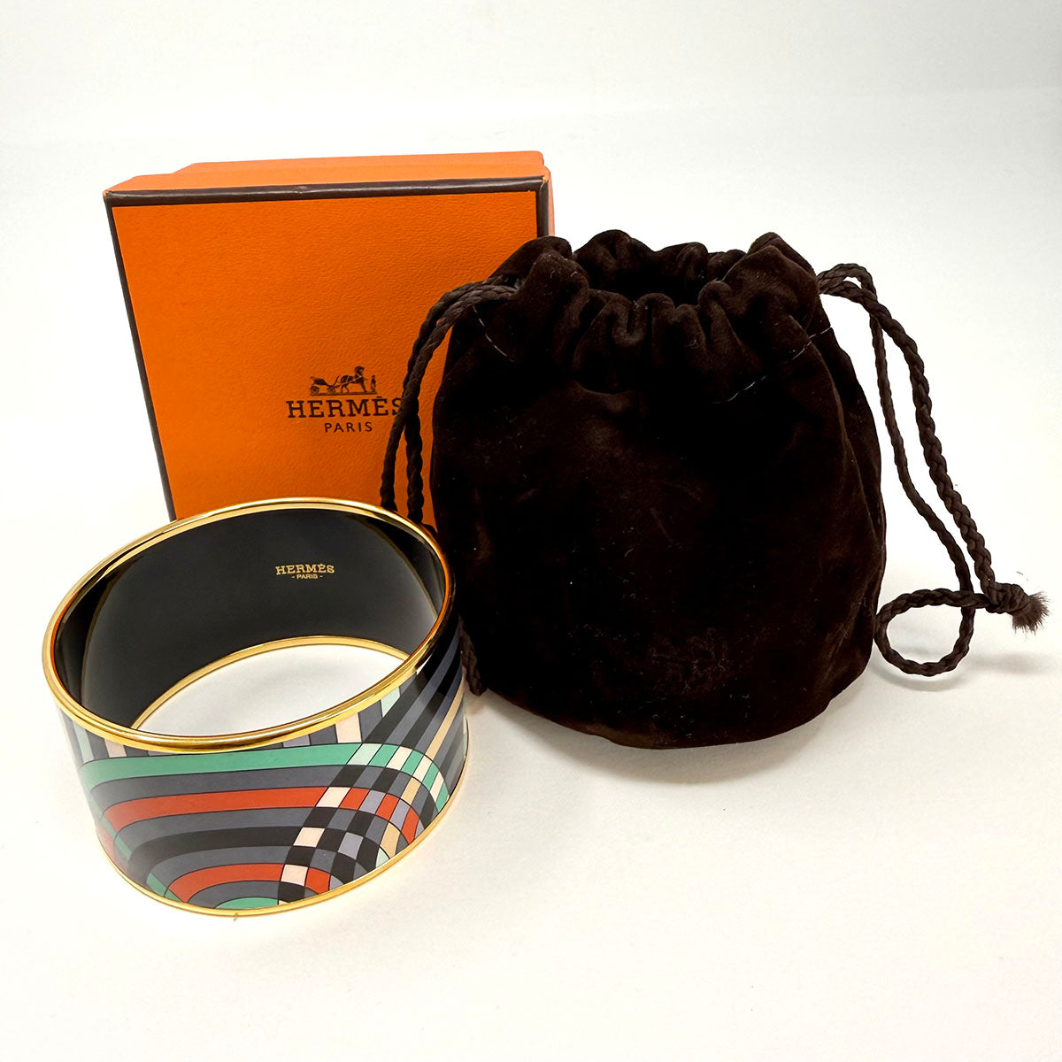 Hermes Extra Wide Bangle Bracelet
