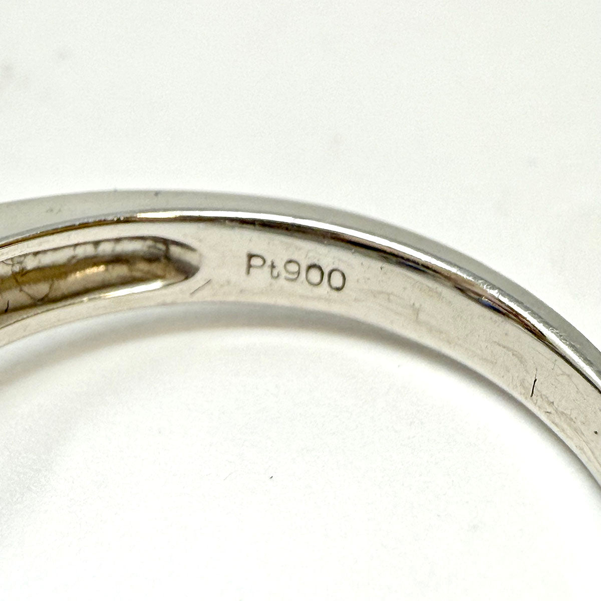 Platinum Sapphire and Diamond Ring