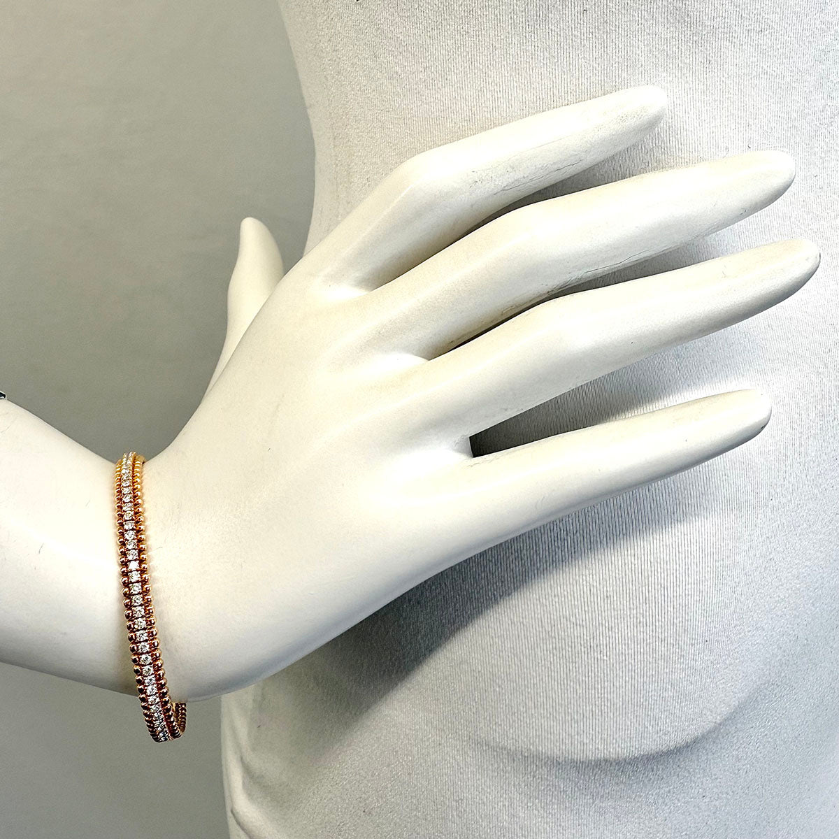 18K Gold Cuff Diamond Bracelet