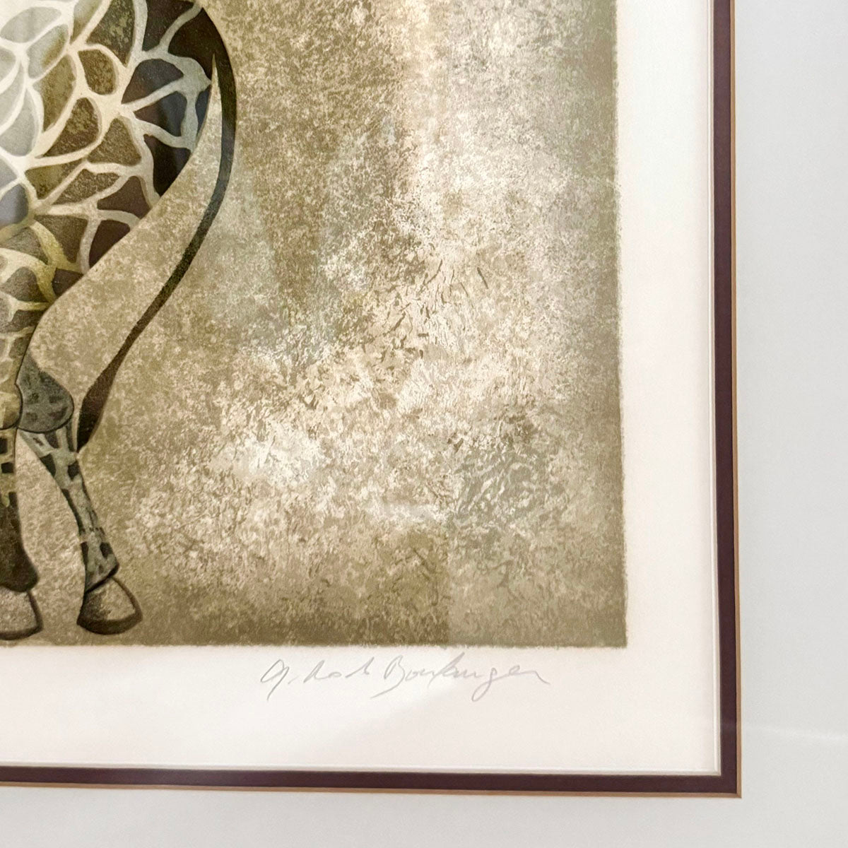 "Boys with Giraffes" Signed and Numbered 164/200