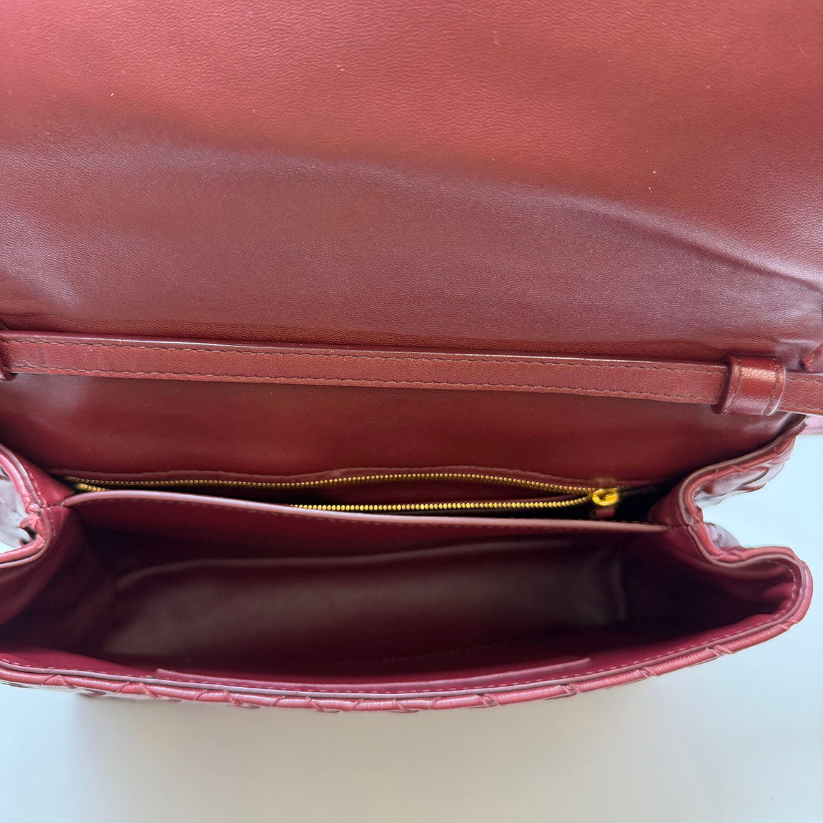 Bottega Veneta Intrecciato Shoulder Flap Bag